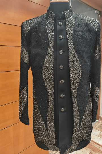 Bead-Work Designer Indowestern for Men | Pre-Book Now