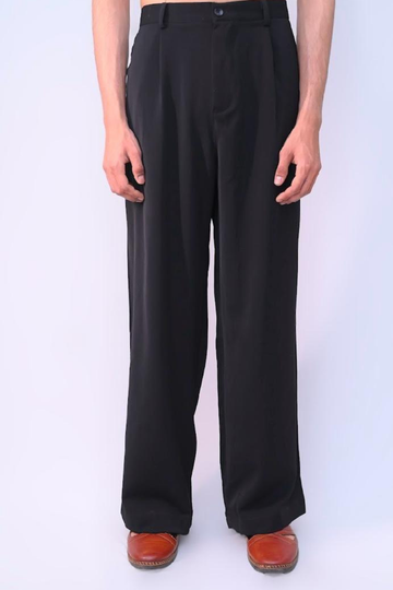 Luxury Korean Black Pants for Men In Black| F2 FUSION FASHION